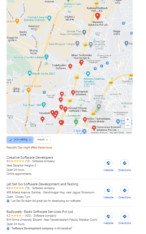 Local Search Result