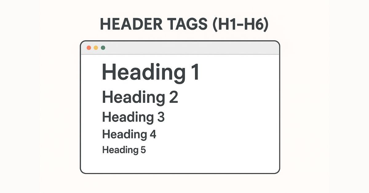 Header Tags H1–H6