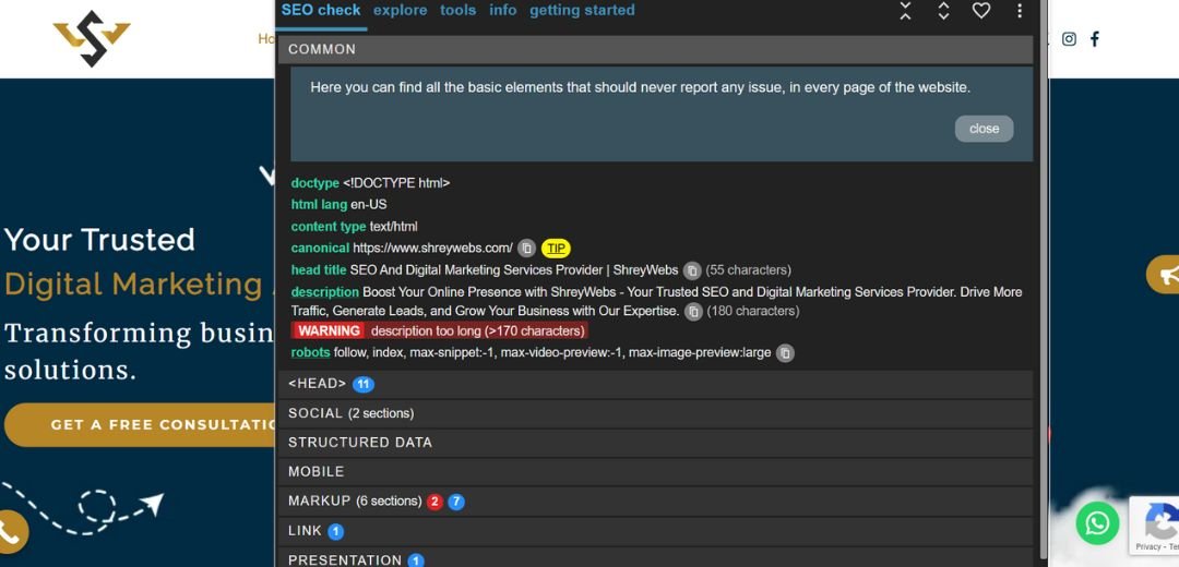 Meta SEO Inspector