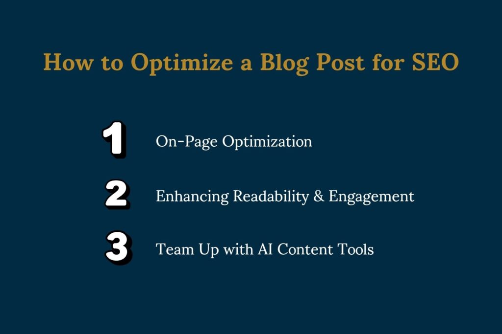 How to Optimize a Blog Post